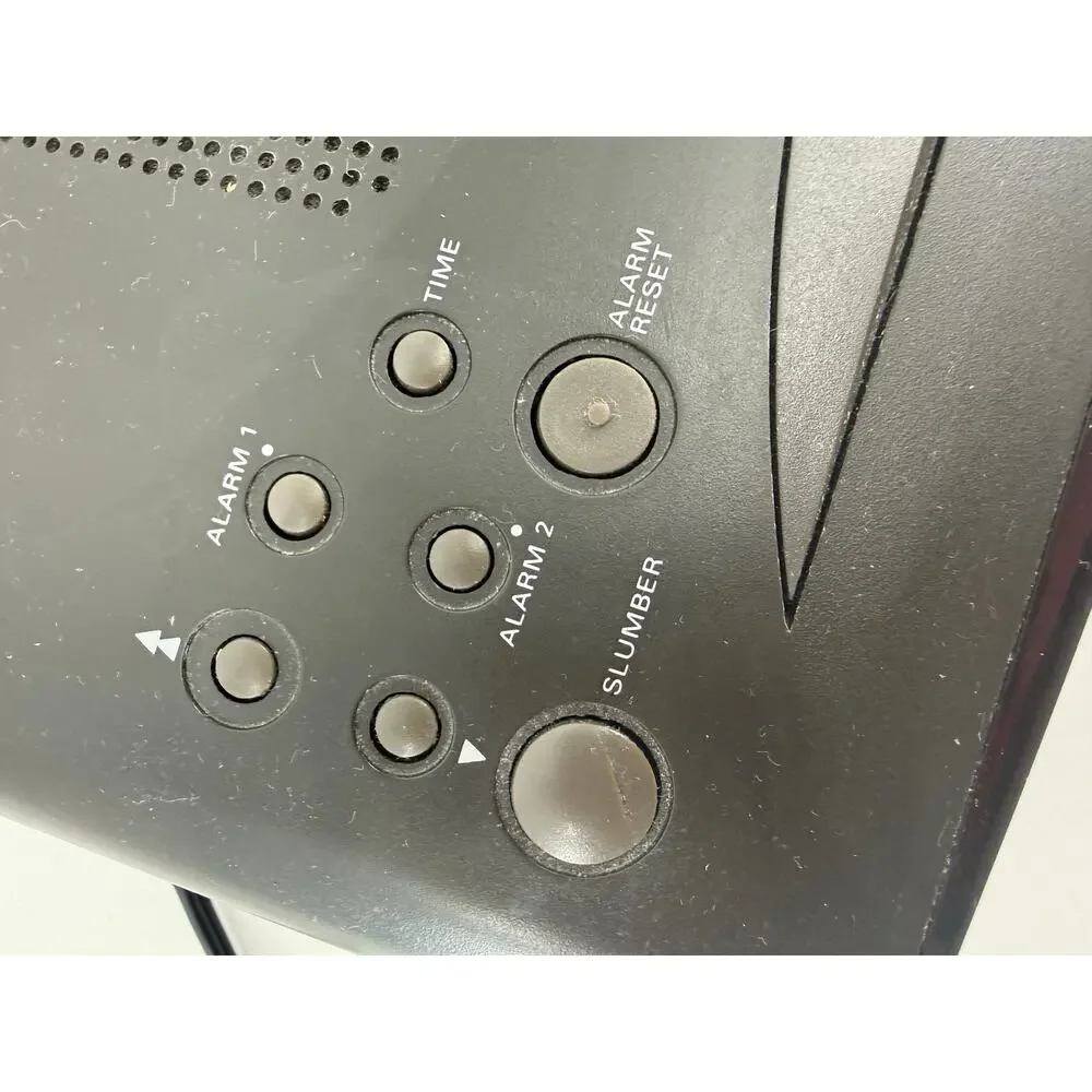 Magnavox AJ3440 Weatherband FM AM Dual Alarm Digital Clock Radio Black